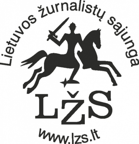 Logo: Lithuanian Journalists’ Union - Lietuvos žurnalistų sąjunga (LŽS)