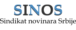 Logo: Journalists’ Union Of Serbia (SINOS) – Sindikat novinara Srbije